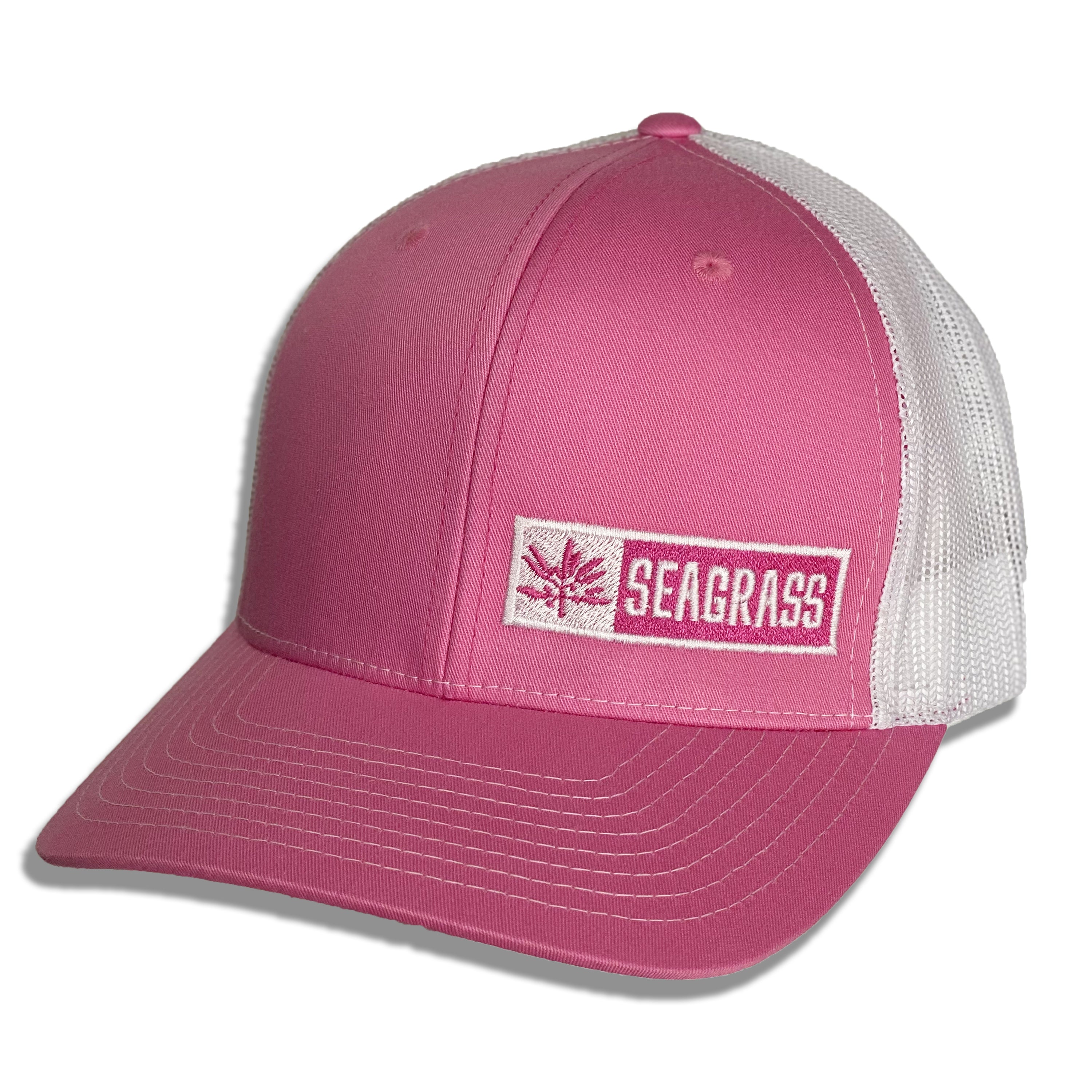 Pink Snap-Back Trucker Hat – Seagrass Clothing Co.